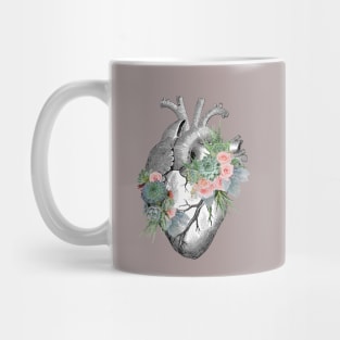 Heart for succulents plant lovers, Plants lovers with Human anatomy heart Mug